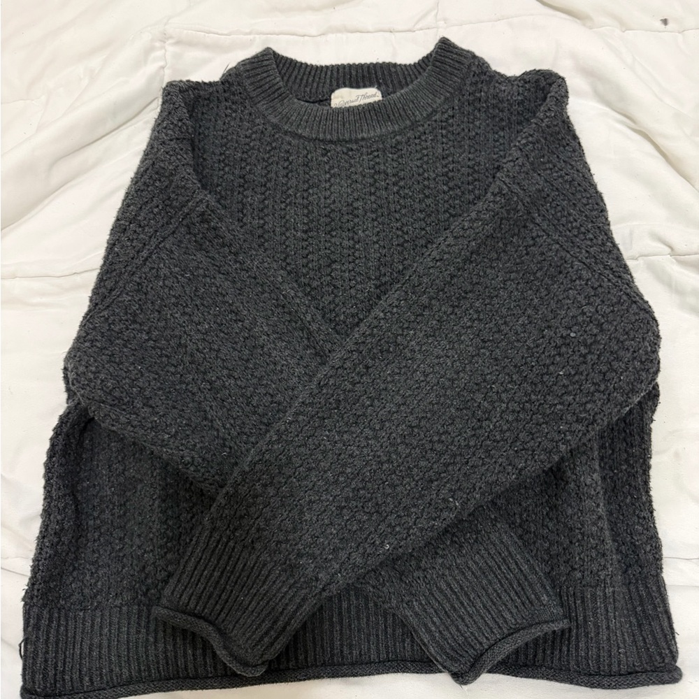 Universal Thread Men's Charcoal Crewneck Sweater